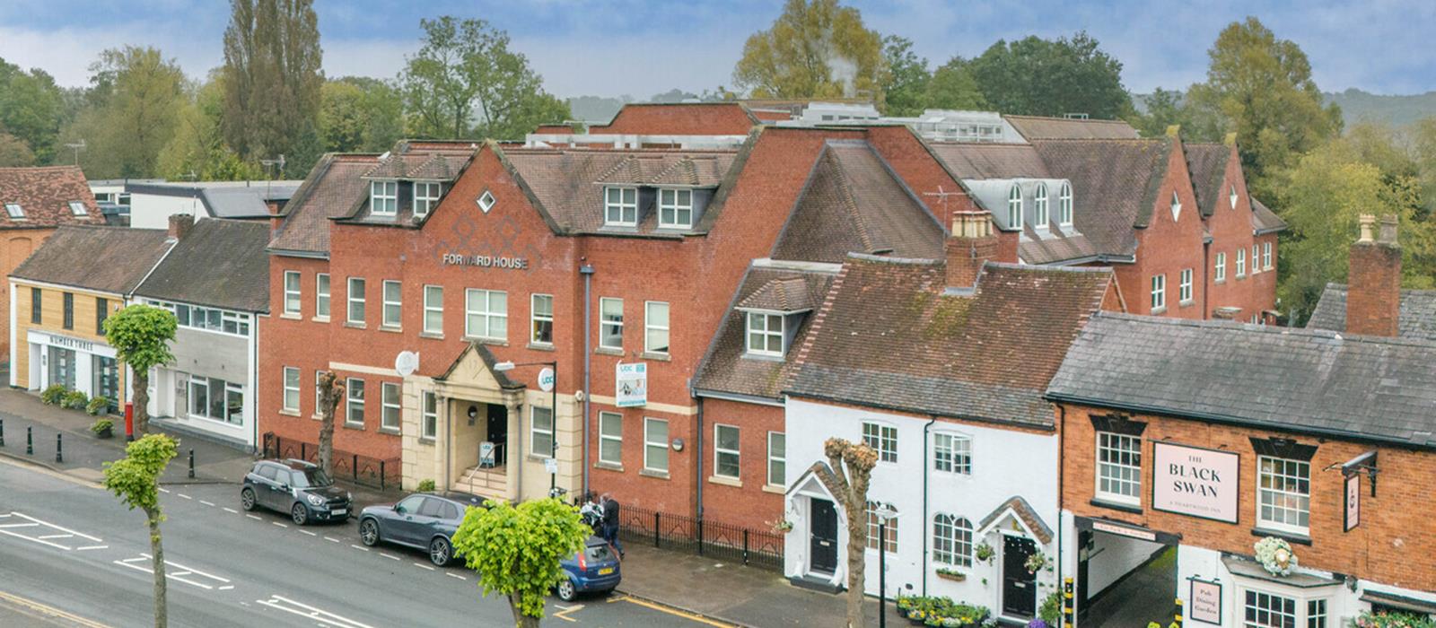 Aerial viw of Forward House