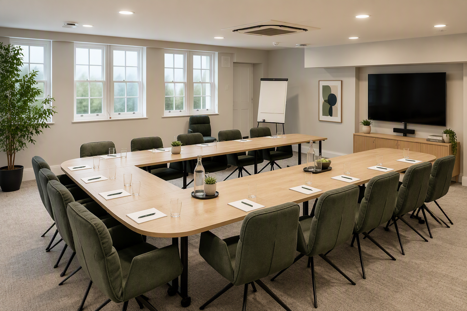 Bath Boardroom TV View